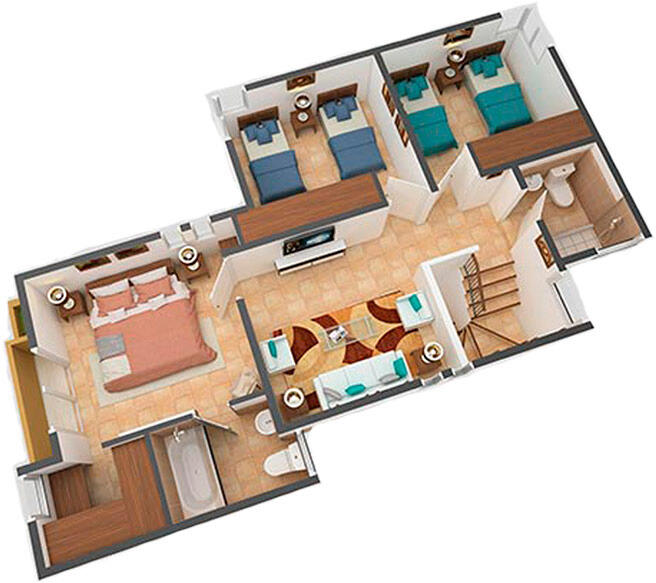 Planta Baja Modelo Gerona - Villa Tarragona