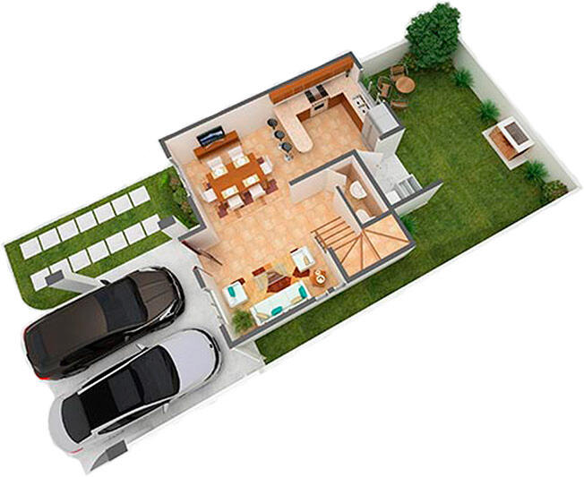 Planta Baja Modelo Gerona - Villa Tarragona